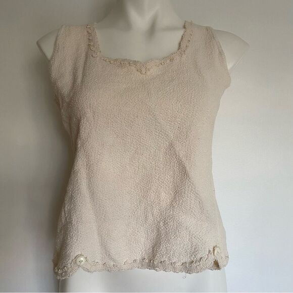 Vintage cotton tank top - Picture 2 of 8